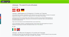 Desktop Screenshot of jobswype.net