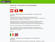 Tablet Screenshot of jobswype.net